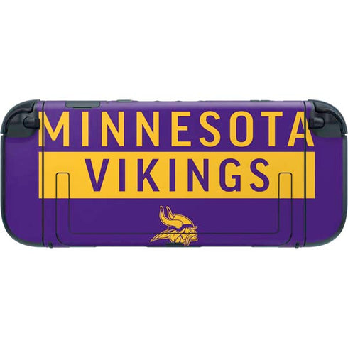 NFL Minnesota Vikings Purple Performance Series Nintendo Switch 2 (2025) with Joy-Con Skin