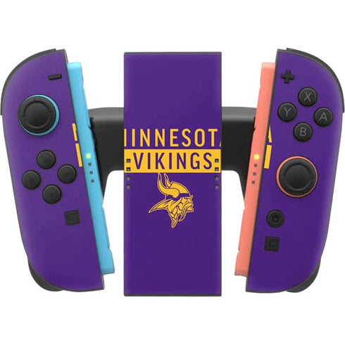 NFL Minnesota Vikings Purple Performance Series Nintendo Switch 2 (2025) Joy-Con Controller Skin