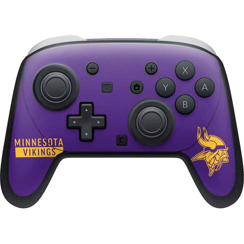 NFL Minnesota Vikings Purple Performance Series Nintendo Switch 2 (2025) Pro Controller Skin