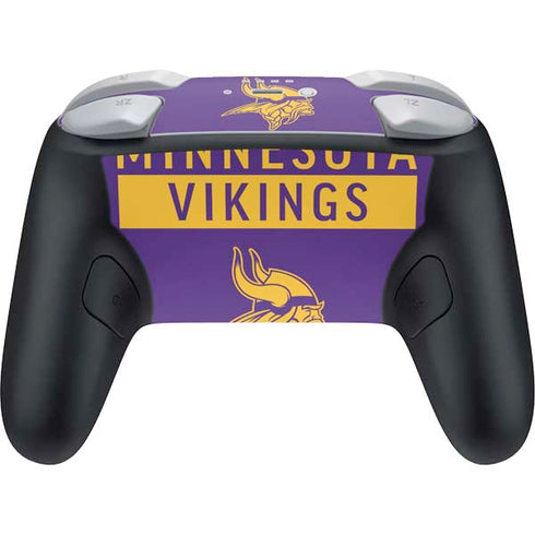 NFL Minnesota Vikings Purple Performance Series Nintendo Switch 2 (2025) Pro Controller Skin