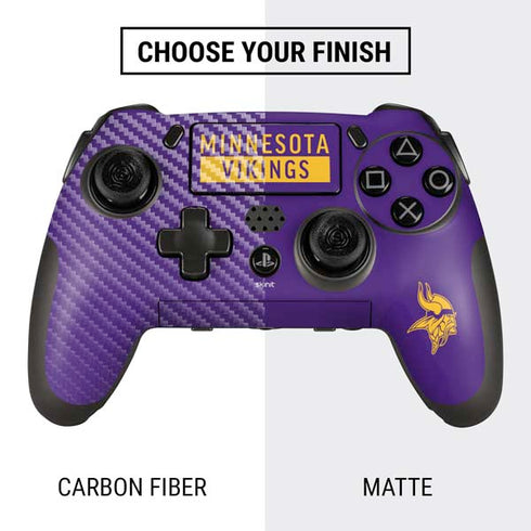 NFL Minnesota Vikings Purple Performance Series PlayStation Scuf Vantage 2 Controller Skin