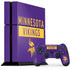 NFL Minnesota Vikings Purple Performance Series PS4 Console and Controller Bundle Skin