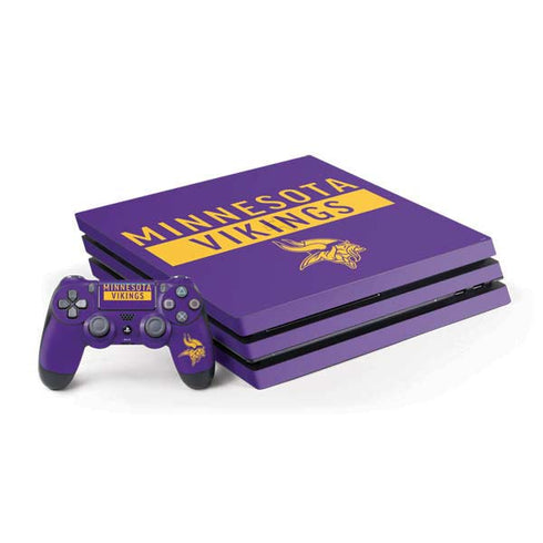 NFL Minnesota Vikings Purple Performance Series PlayStation PS4 Skins