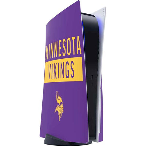 NFL Minnesota Vikings Purple Performance Series PlayStation PS5 Skins