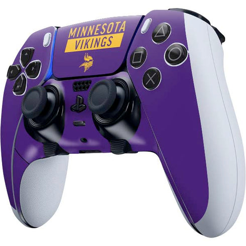 NFL Minnesota Vikings Purple Performance Series PS5 DualSense Edge Pro Controller Skin