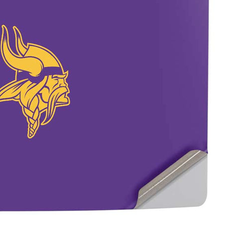 NFL Minnesota Vikings Purple Performance Series PS5 Pro Disk Console Skin