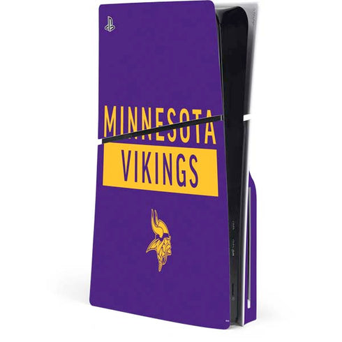 NFL Minnesota Vikings Purple Performance Series PlayStation PS5 Skins