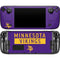 NFL Minnesota Vikings Purple Performance Series Steam Deck Handheld Gaming Computer OLED Skin