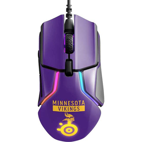 NFL Minnesota Vikings Purple Performance Series SteelSeries Rival 600 Gaming Mouse Skin
