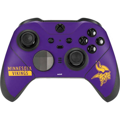NFL Minnesota Vikings Purple Performance Series Xbox Elite Wireless Controller Series 2 Skin