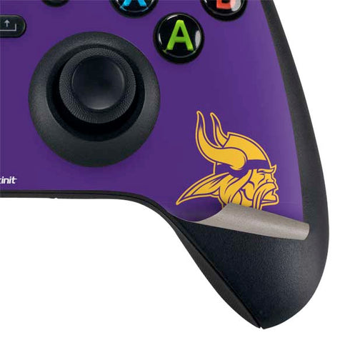 NFL Minnesota Vikings Purple Performance Series Xbox Series X Bundle Skin
