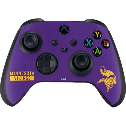 NFL Minnesota Vikings Purple Performance Series Xbox Series X Skins