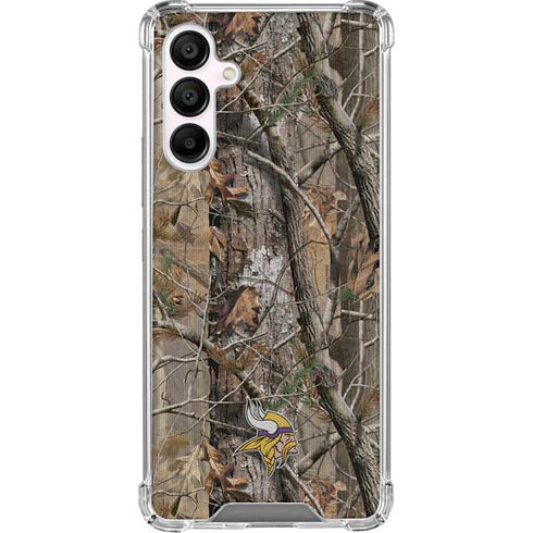 NFL Minnesota Vikings Realtree AP Camo Galaxy A16 5G Clear Case