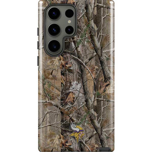 NFL Minnesota Vikings Realtree AP Camo Galaxy S23 Ultra Pro Case