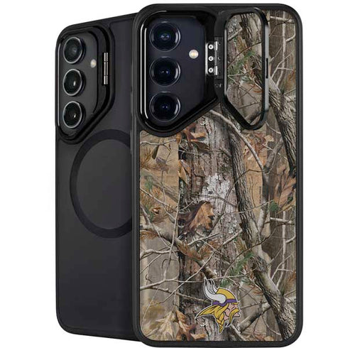 NFL Minnesota Vikings Realtree AP Camo Galaxy S25 Plus Kickstand Case