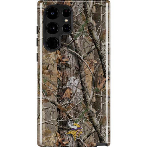 NFL Minnesota Vikings Realtree AP Camo Galaxy S25 Ultra Impact Case