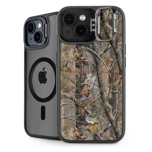 NFL Minnesota Vikings Realtree AP Camo iPhone 14 Plus Kickstand Case