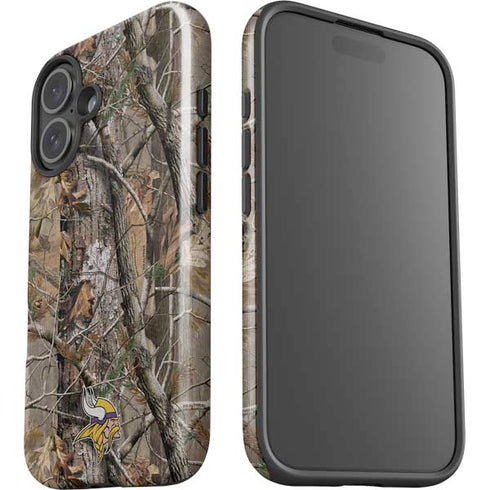 NFL Minnesota Vikings Realtree AP Camo iPhone 16 Impact Case