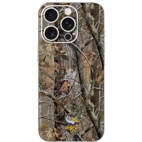 NFL Minnesota Vikings Realtree AP Camo iPhone 16 Pro Skin