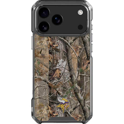 NFL Minnesota Vikings Realtree AP Camo iPhone 18 Pro Max Clear Case