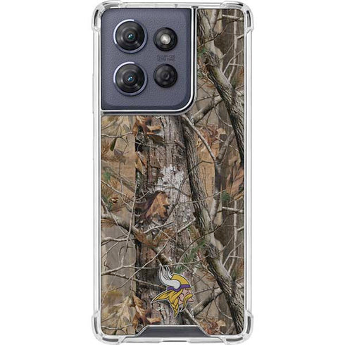 NFL Minnesota Vikings Realtree AP Camo Moto G Power 5G (2025) Clear Case
