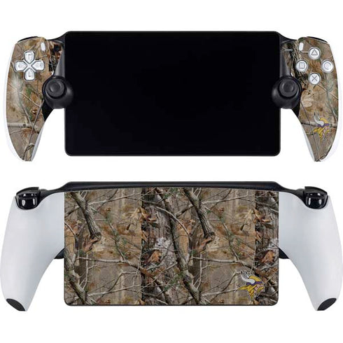 NFL Minnesota Vikings Realtree AP Camo PlayStation Portal Remote Player Skin
