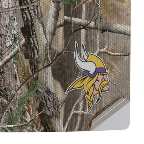 NFL Minnesota Vikings Realtree AP Camo PS5 Pro Console Skin