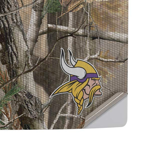 NFL Minnesota Vikings Realtree AP Camo PS5 Pro Disk Console Skin