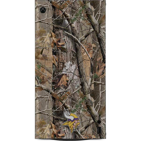 NFL Minnesota Vikings Realtree AP Camo XBox Series X Digital Edition Console Skin
