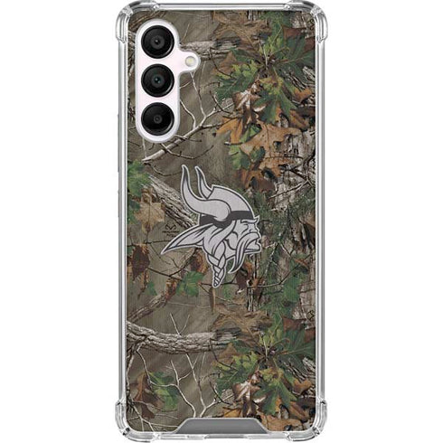 NFL Minnesota Vikings Realtree Xtra Green Camo Galaxy A16 5G Clear Case