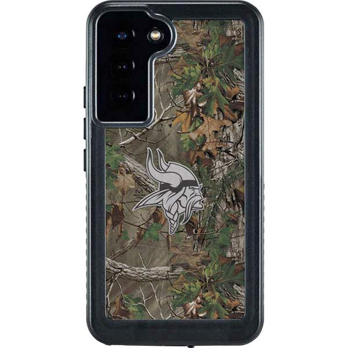 NFL Minnesota Vikings Realtree Xtra Green Camo Galaxy S24 Plus Waterproof Case