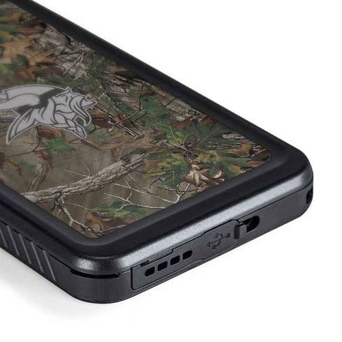 NFL Minnesota Vikings Realtree Xtra Green Camo Galaxy S24 Plus Waterproof Case