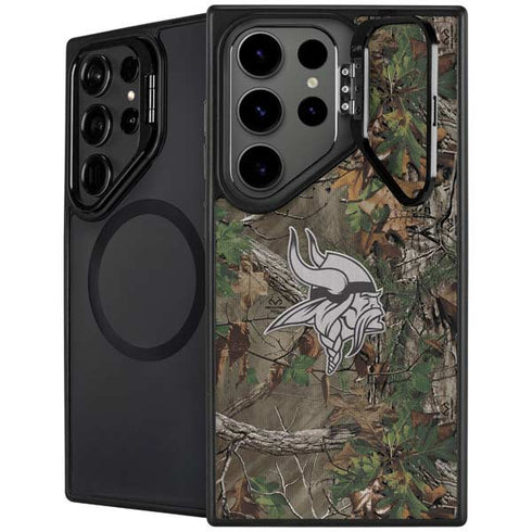 NFL Minnesota Vikings Realtree Xtra Green Camo Galaxy S24 Ultra Kickstand Case