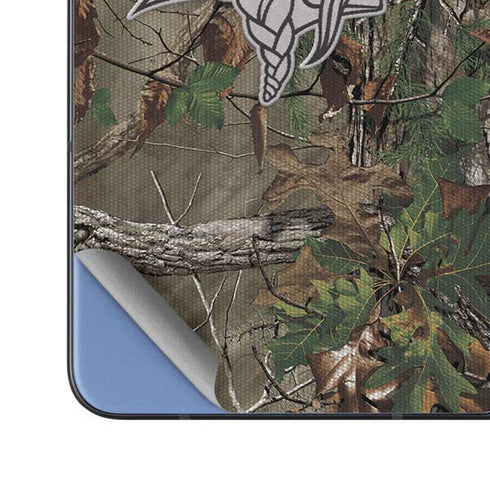 NFL Minnesota Vikings Realtree Xtra Green Camo Galaxy Z Fold5 5G Skin