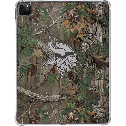 NFL Minnesota Vikings Realtree Xtra Green Camo iPad Pro 11in (2024) Clear Case