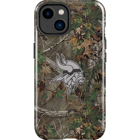 NFL Minnesota Vikings Realtree Xtra Green Camo iPhone 15 Impact Case