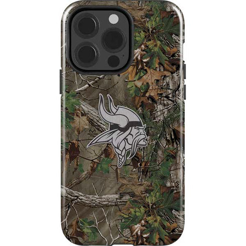 NFL Minnesota Vikings Realtree Xtra Green Camo iPhone 15 Pro Impact Case