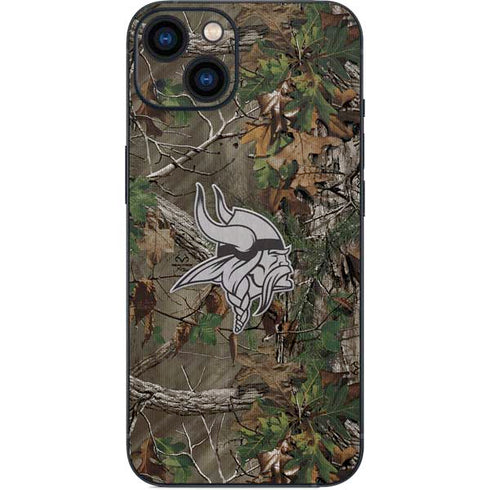 NFL Minnesota Vikings Realtree Xtra Green Camo iPhone 15 Skin