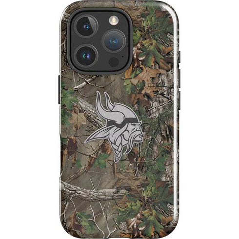 NFL Minnesota Vikings Realtree Xtra Green Camo iPhone 16 Pro Impact Case