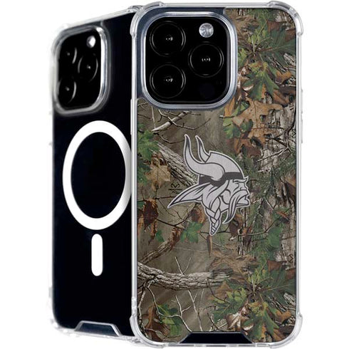 NFL Minnesota Vikings Realtree Xtra Green Camo iPhone 16 Pro MagSafe Case