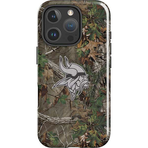 NFL Minnesota Vikings Realtree Xtra Green Camo iPhone 16 Pro Magsafe Impact Case