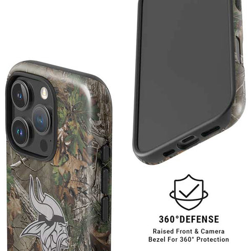 NFL Minnesota Vikings Realtree Xtra Green Camo iPhone 16 Pro Magsafe Impact Case