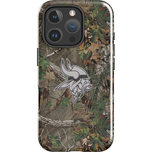 NFL Minnesota Vikings Realtree Xtra Green Camo iPhone 16 Pro Max Impact Case
