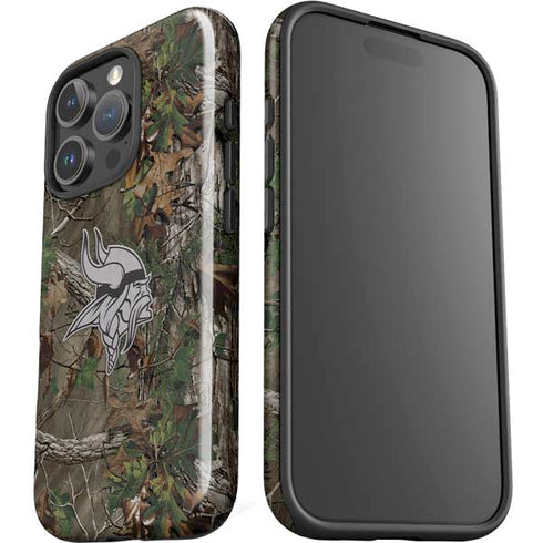 NFL Minnesota Vikings Realtree Xtra Green Camo iPhone 16 Pro Max Impact Case