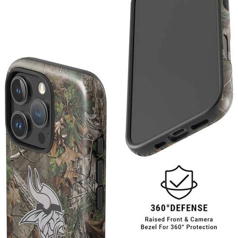 NFL Minnesota Vikings Realtree Xtra Green Camo iPhone 16 Pro Max Magsafe Impact Case