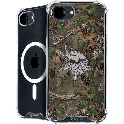 NFL Minnesota Vikings Realtree Xtra Green Camo iPhone 16e MagSafe Case