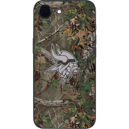 NFL Minnesota Vikings Realtree Xtra Green Camo iPhone 16e Skin