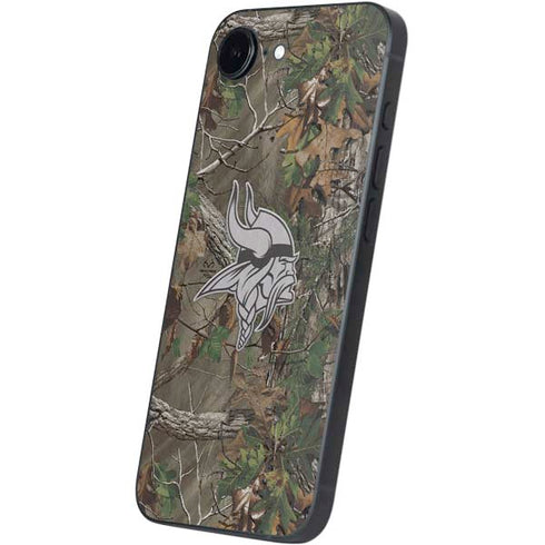 NFL Minnesota Vikings Realtree Xtra Green Camo iPhone 16e Skin