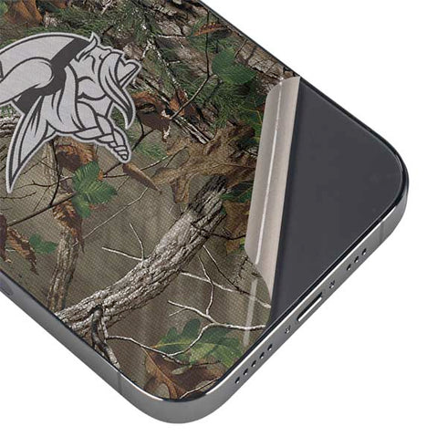 NFL Minnesota Vikings Realtree Xtra Green Camo iPhone 16e Skin
