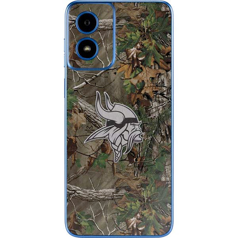 NFL Minnesota Vikings Realtree Xtra Green Camo Moto G Play 4G (2024) Skin